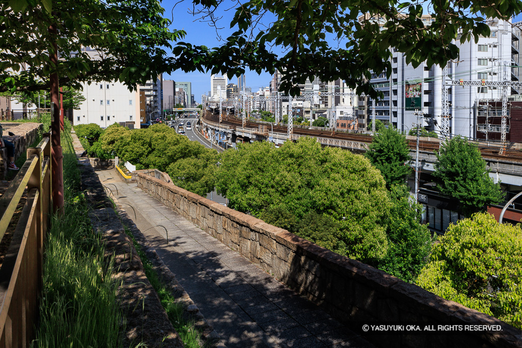 神戸市立花隈駐車場からの風景