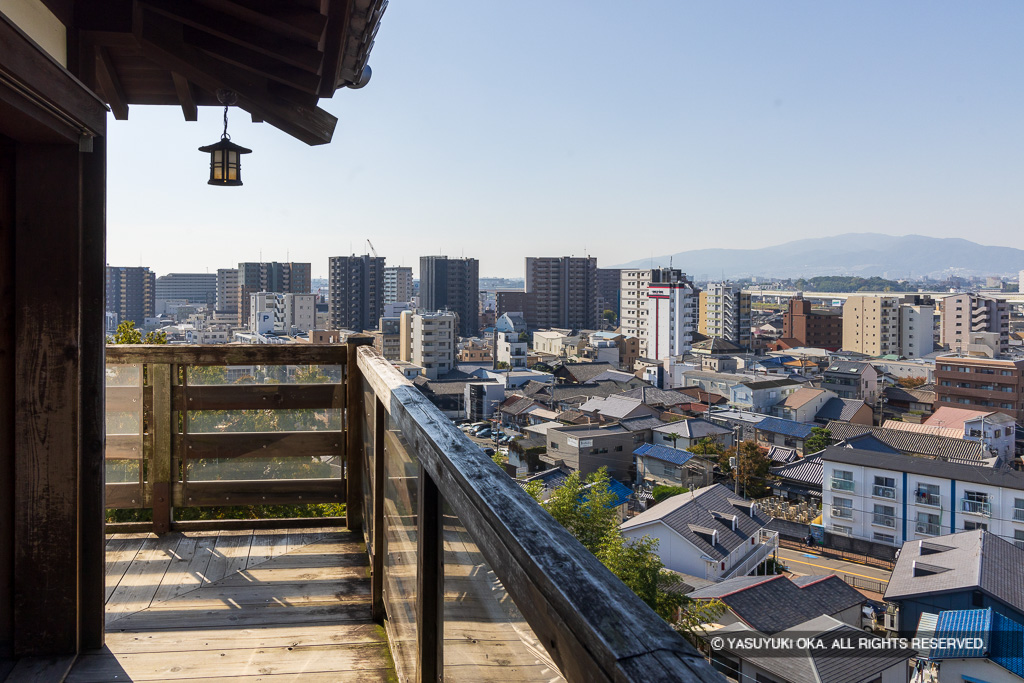 池田城から南を望む