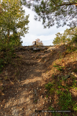 三の丸への石段・虎口跡｜高解像度画像サイズ：3648 x 5472 pixels｜写真番号：IMG_1678｜撮影：Canon EOS 6D