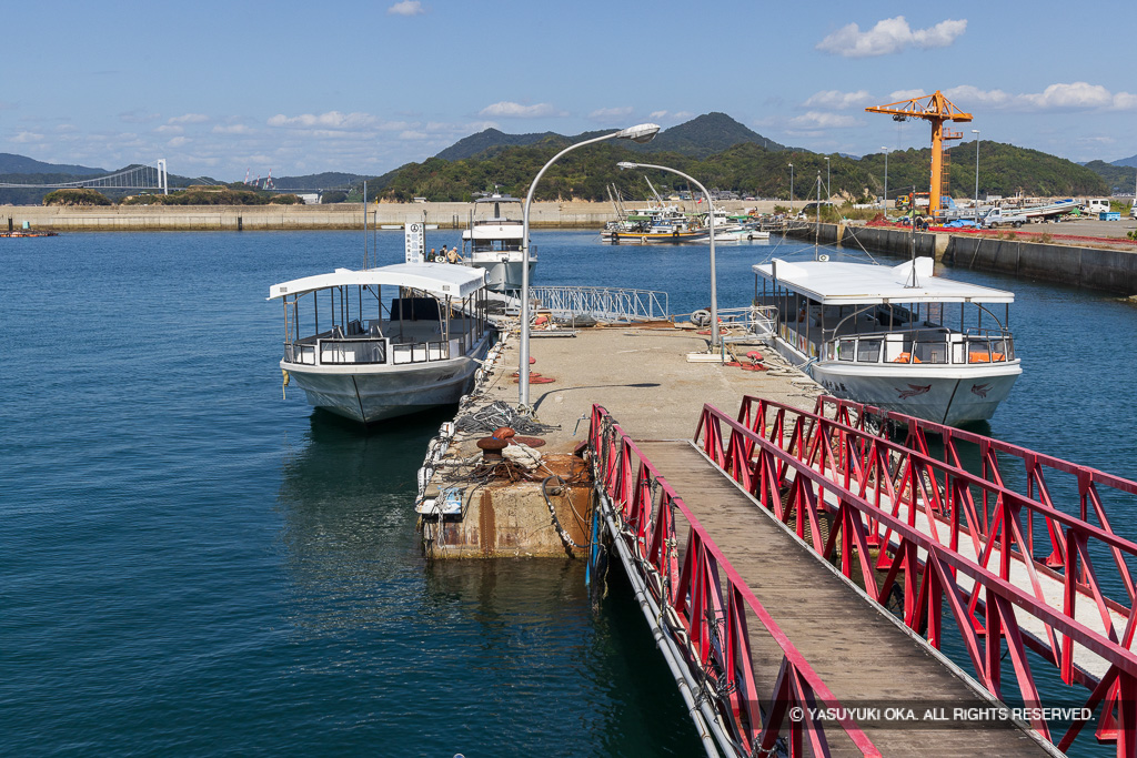 潮流体験の乗り場