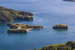 能島城（2020年木々伐採後） | 高解像度画像サイズ：8071 x 5384 pixels | 写真番号：344A2757 | 撮影：Canon EOS R5