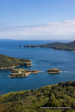 能島城（2020年木々伐採後） | 高解像度画像サイズ：5359 x 8034 pixels | 写真番号：344A2934 | 撮影：Canon EOS R5