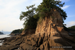 海岸から望む東南出丸 | 高解像度画像サイズ：5472 x 3648 pixels | 写真番号：IMG_4428 | 撮影：Canon EOS 6D