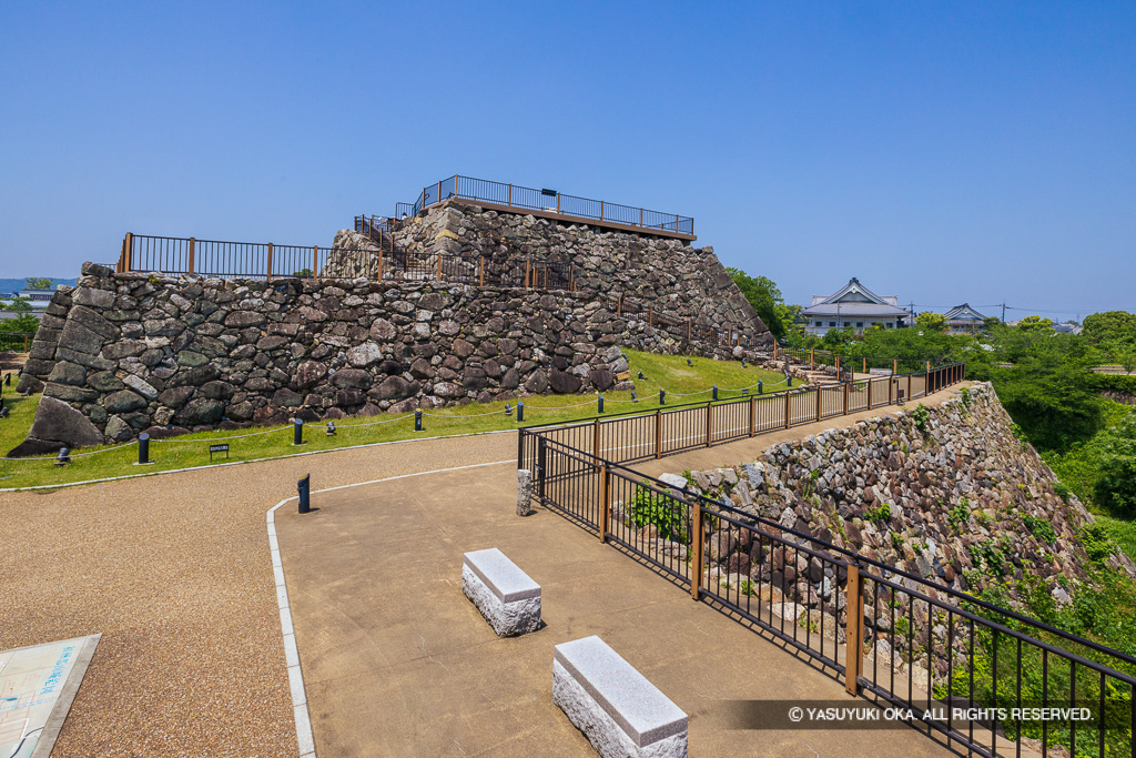 大和郡山城の天守台