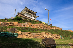 主郭部石垣（1段目・2段目） | 高解像度画像サイズ：7863 x 5247 pixels | 写真番号：344A9652 | 撮影：Canon EOS R5