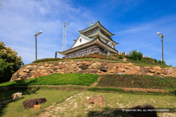 主郭部石垣（1段目） | 高解像度画像サイズ：8017 x 5347 pixels | 写真番号：344A9653 | 撮影：Canon EOS R5