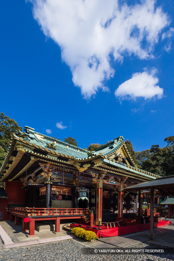 久能山東照宮拝殿・本丸跡