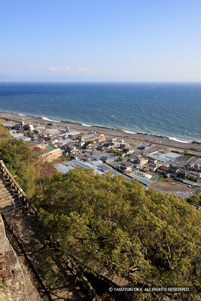 久能山城から駿河湾