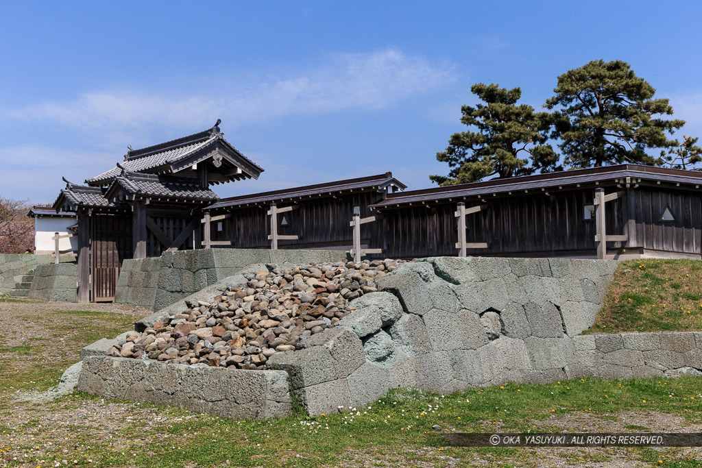 松前城搦手枡形石垣