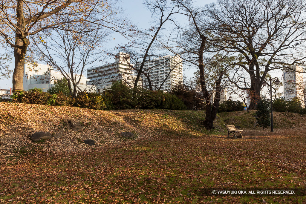 三の丸外囲の土居